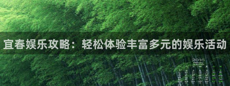 新航娱乐,apk：宜春娱乐攻略：轻松体验丰富多元的娱乐活动